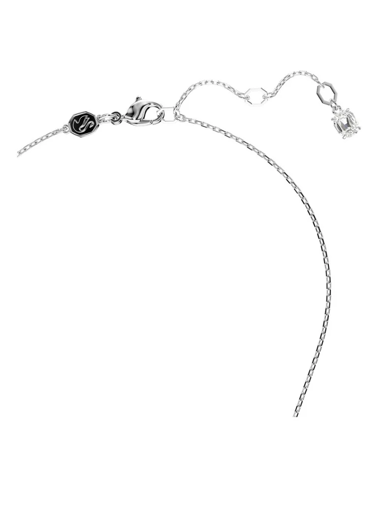 Swarovski Hyperbola set of necklace and stud earrings with crystal