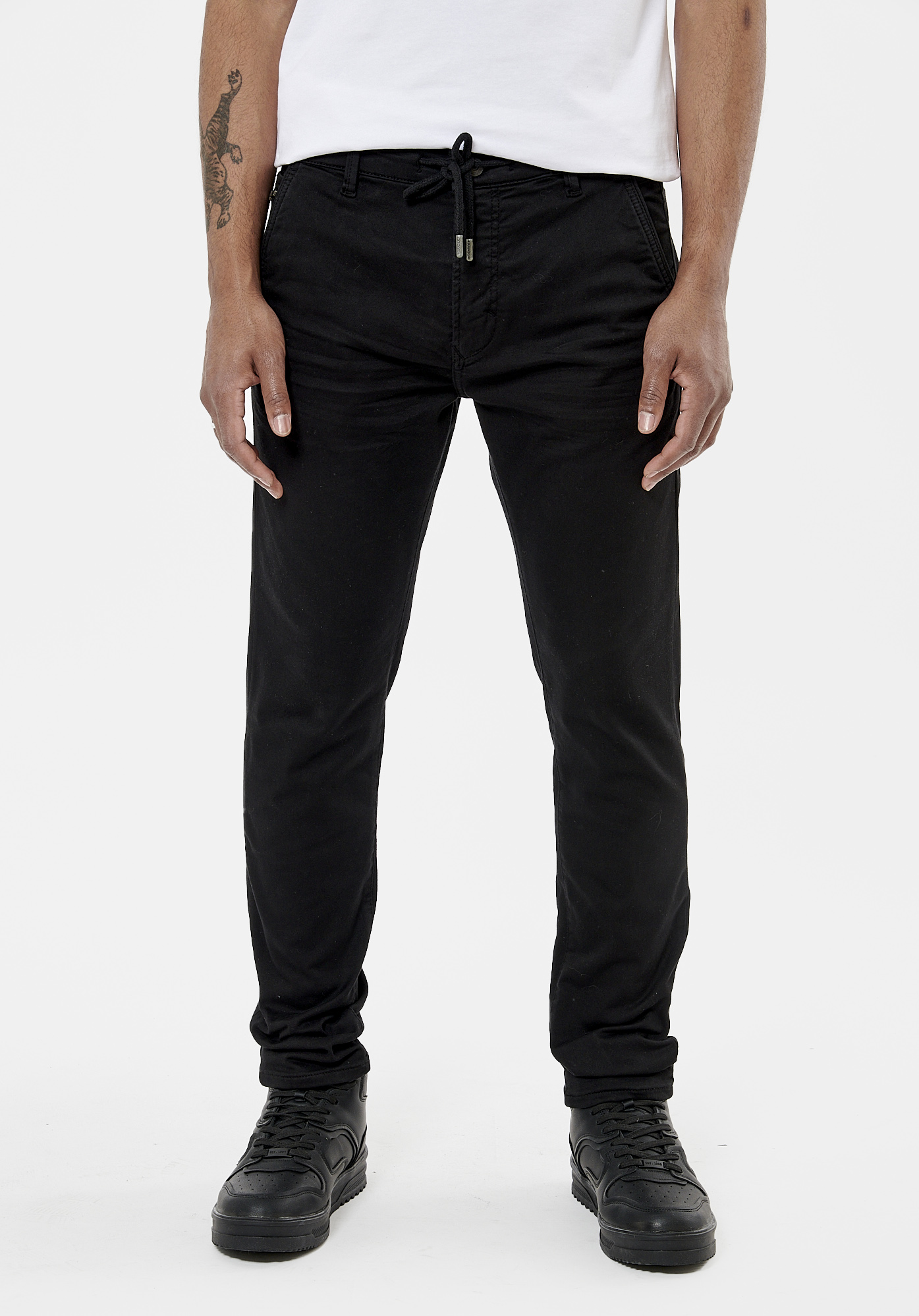 IRWIX  Jean slim relaxed noir homme