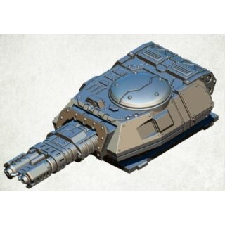 Legionary Assault Tank Turret: Twin Heavy Flamer Cannon (1)