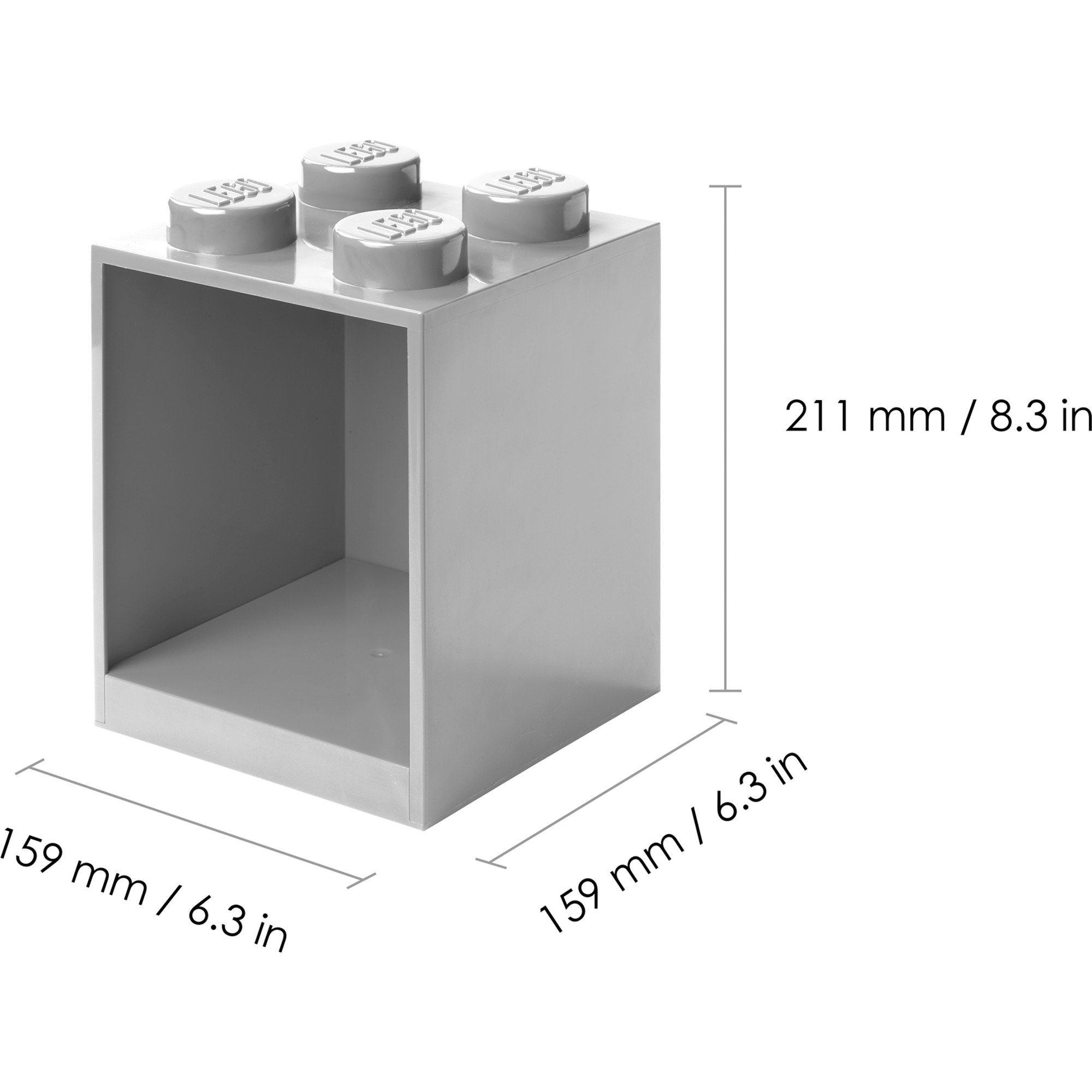 Room Copenhagen Spielzeugtruhe Room Copenhagen LEGO Regal Brick Shelf 8+4, Set