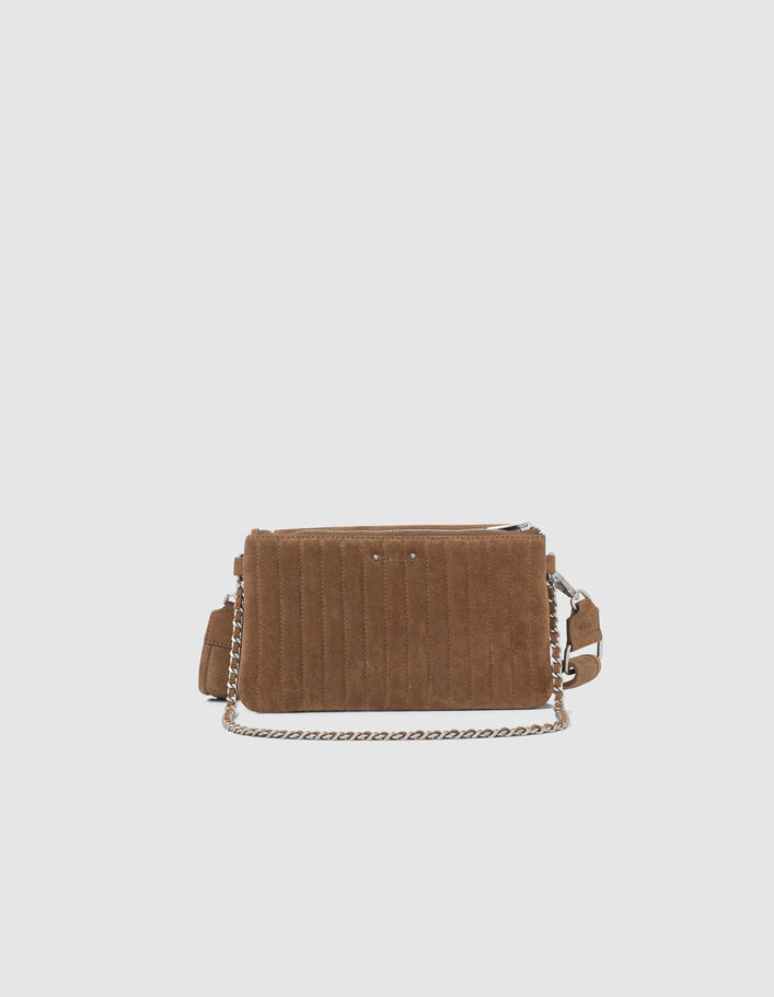 Le sac 111 Staten Island en cuir de vachette velours femme