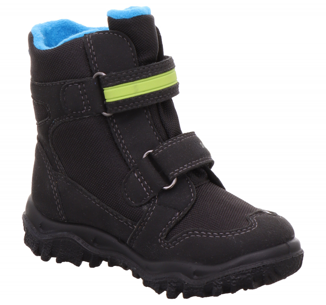 HUSKY - Schwarz/Blau Boots mit Klettverschluss