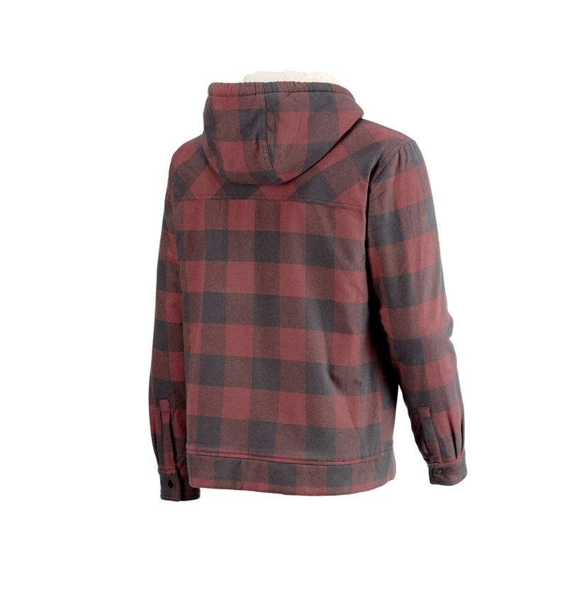 Karo-Kapuzenjacke e.s.iconic