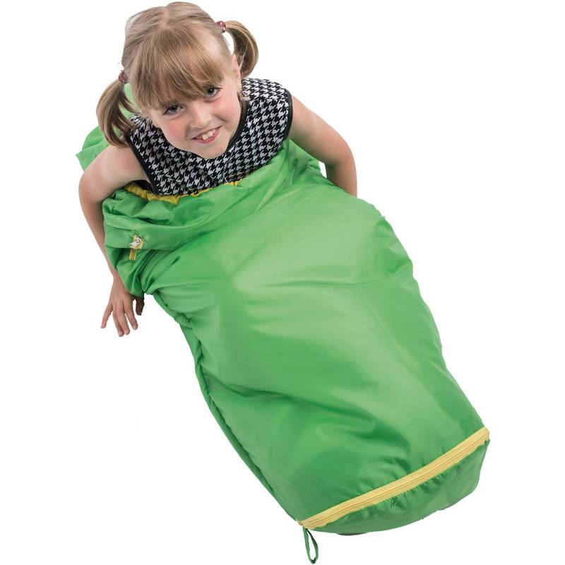 Grüezi Bag Kids Grow Colorful Kunstfaserschlafsack Kinder