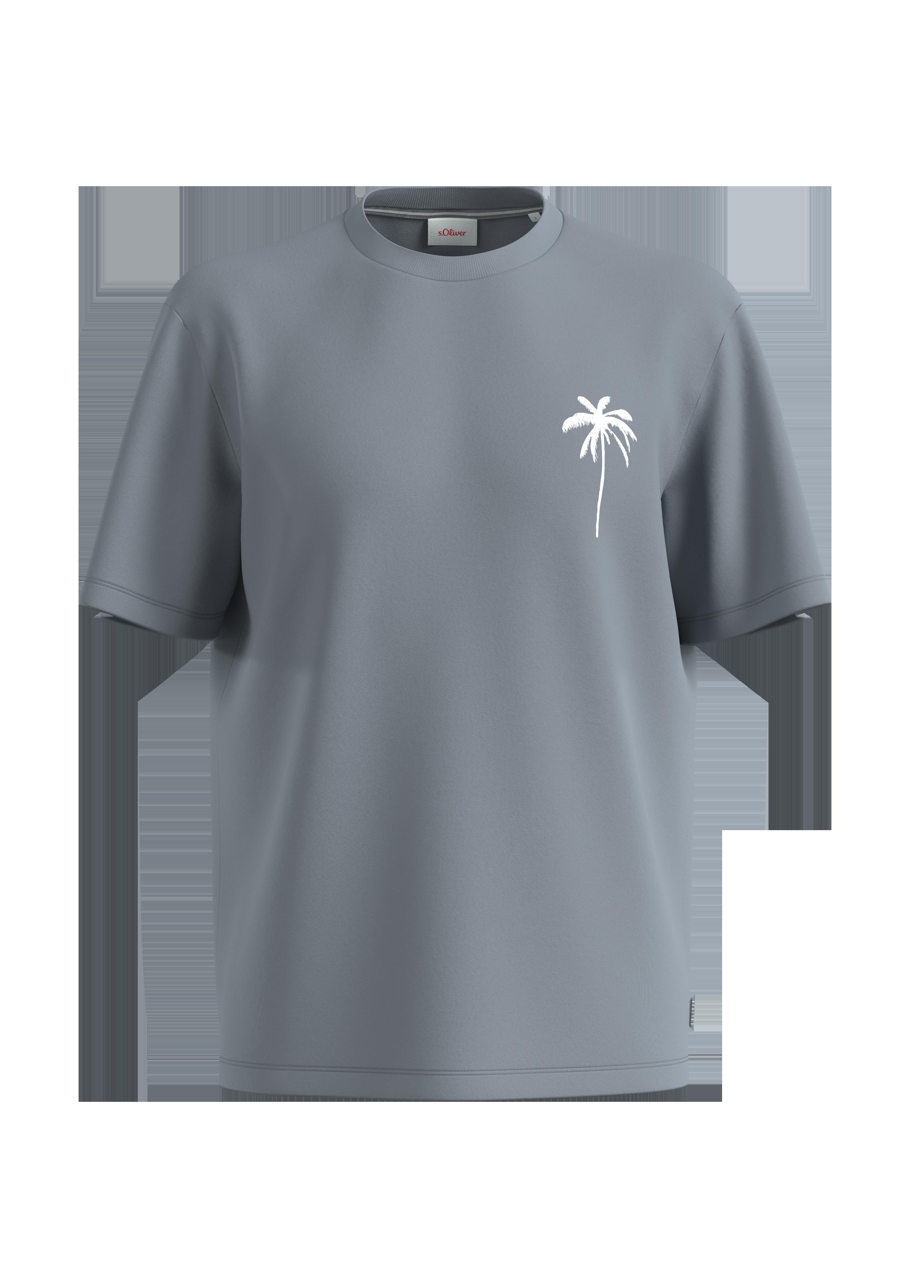 Baumwollshirt mit Rückenprint  2131521-95D2