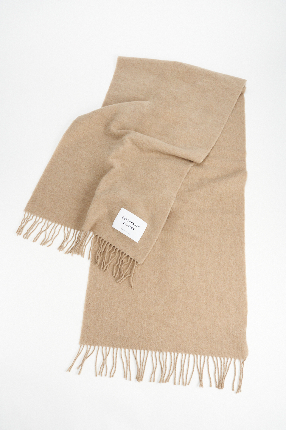 CPH SHAWL 6 wool mix camel
