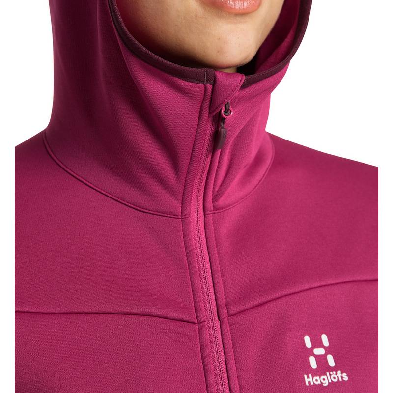 Haglöfs Frost Mid HoodHood Fleecejacke Damen