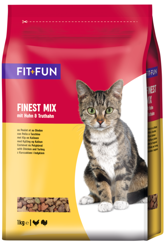 FIT+FUN Trockenfutter FIT+FUN Finest-Mix 6x1kg