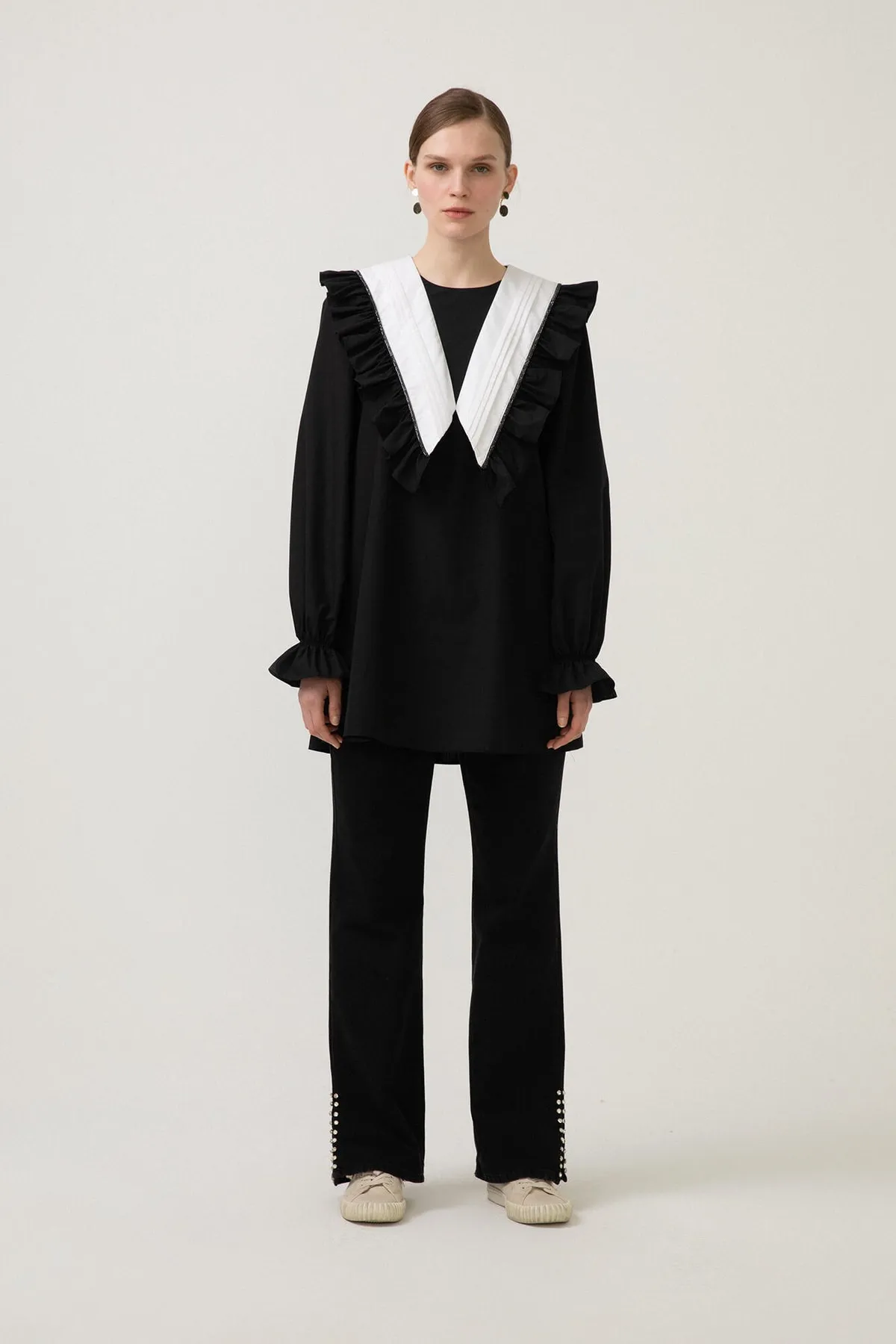 Touché Privé  Tunika - Schwarz - Regular Fit