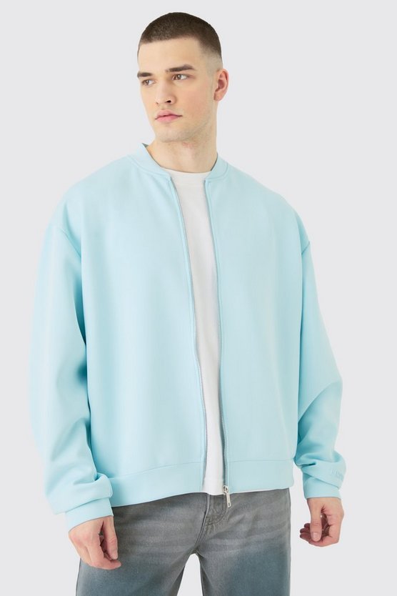 Tall kastige Oversize Scuba Bomberjacke