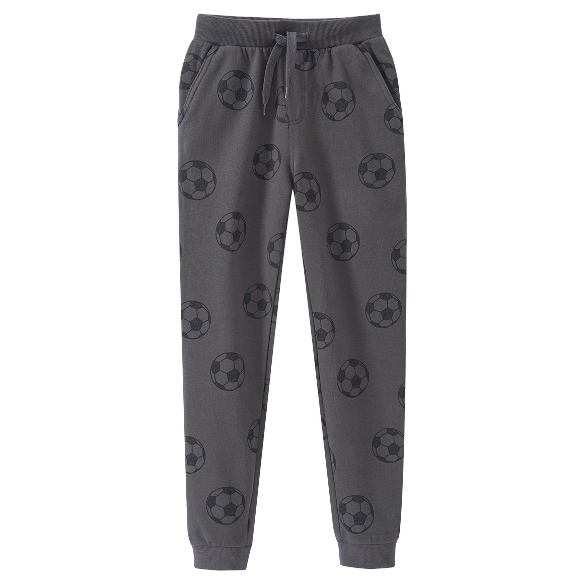 2 Jungen Jogginghosen mit Fußball-Print