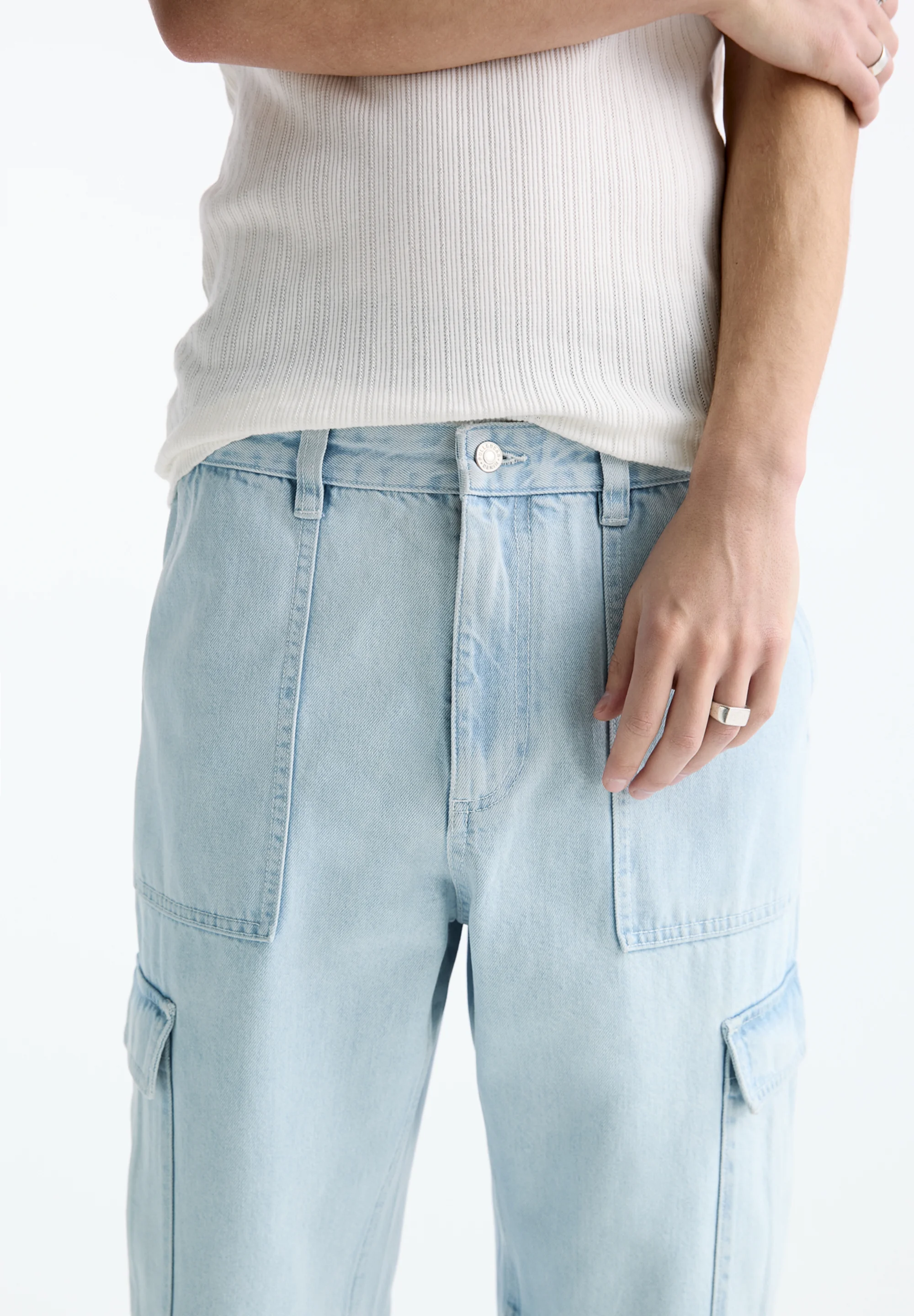 PULL&BEAR BAGGY - Vaqueros holgados