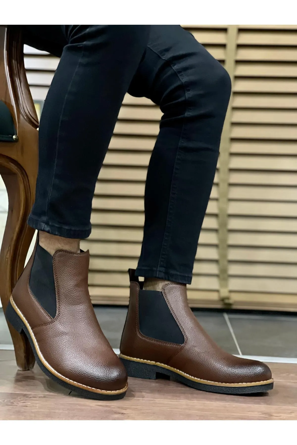 MUGGO  M201 Garantierte Unisex-Chelsea-Stiefel