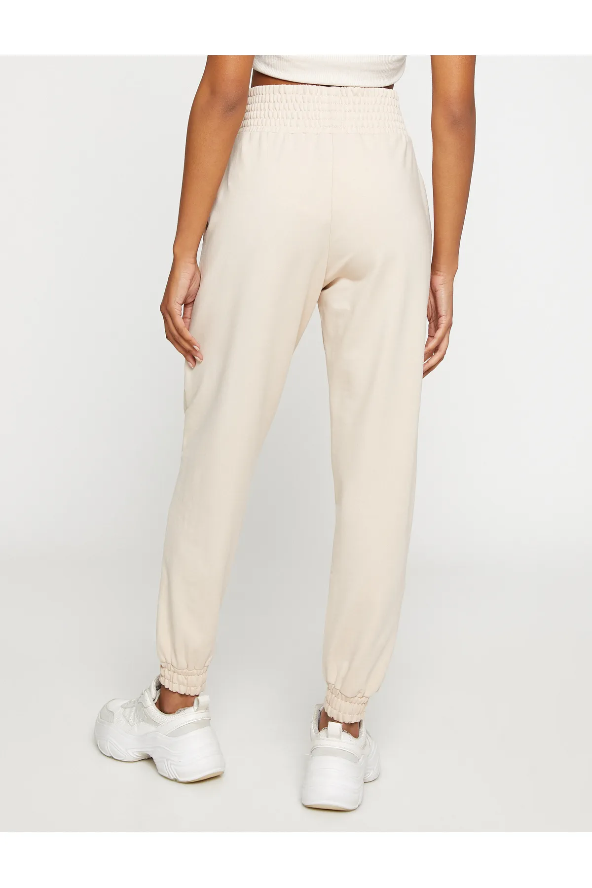 Koton  Jogger-Jogginghose mit extra hohem Bund und Taschendetail