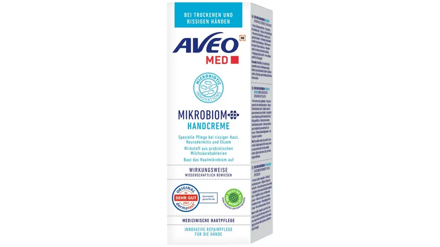 AVEO MED Mikrobiom Handcreme Medizinische Hautpflege 100 ml