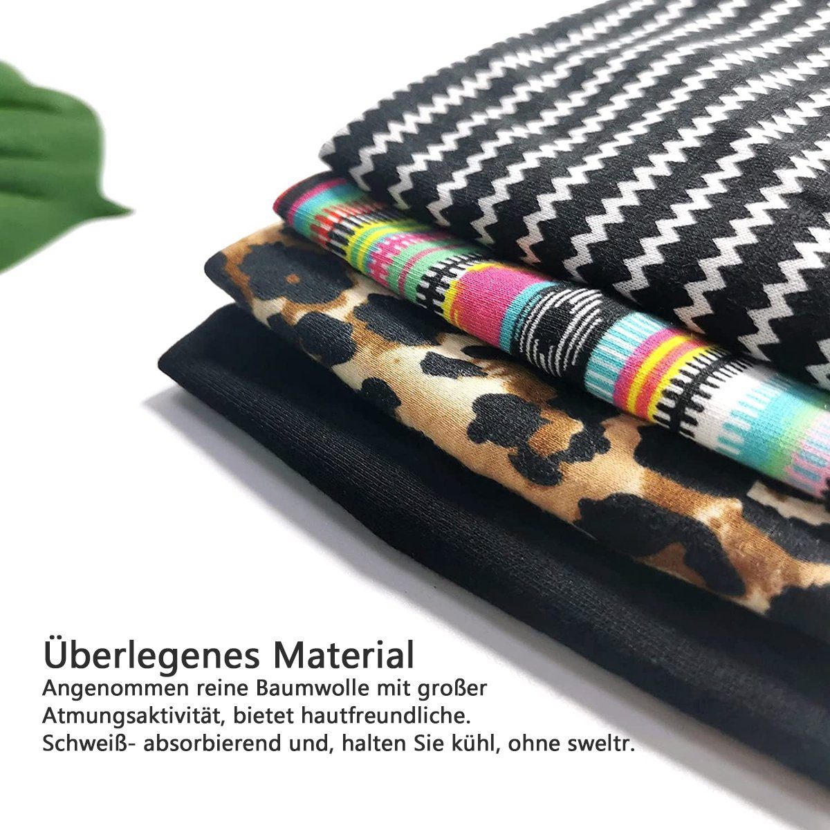 BOTC Haarband Haarspange Stirnband - Yoga Sport Haarband Mehrfarbig Haarreifen Damen, set, 6-tlg., 6 Stück Damen-Sport-Stirnbänder, Haarband Samt Wildleder- 6 Farben Mix