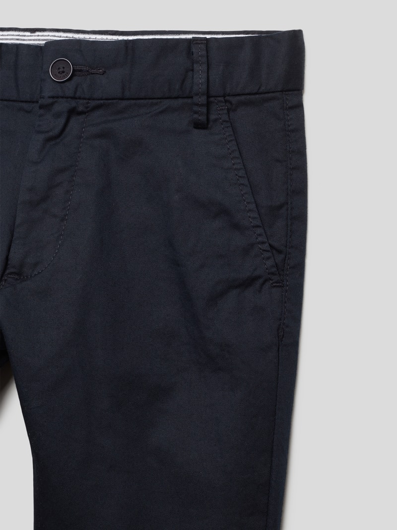 Hose mit Label-Details Modell '1985 Chino Pants' in marineblau