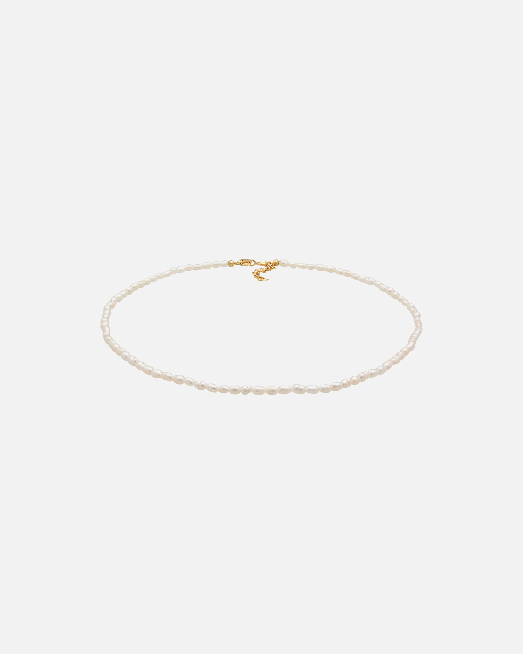 Elli PREMIUM Women's Classic Fashion Choker with Freshwater Cultured Pearls in 925 Sterling Silver Gold Plated