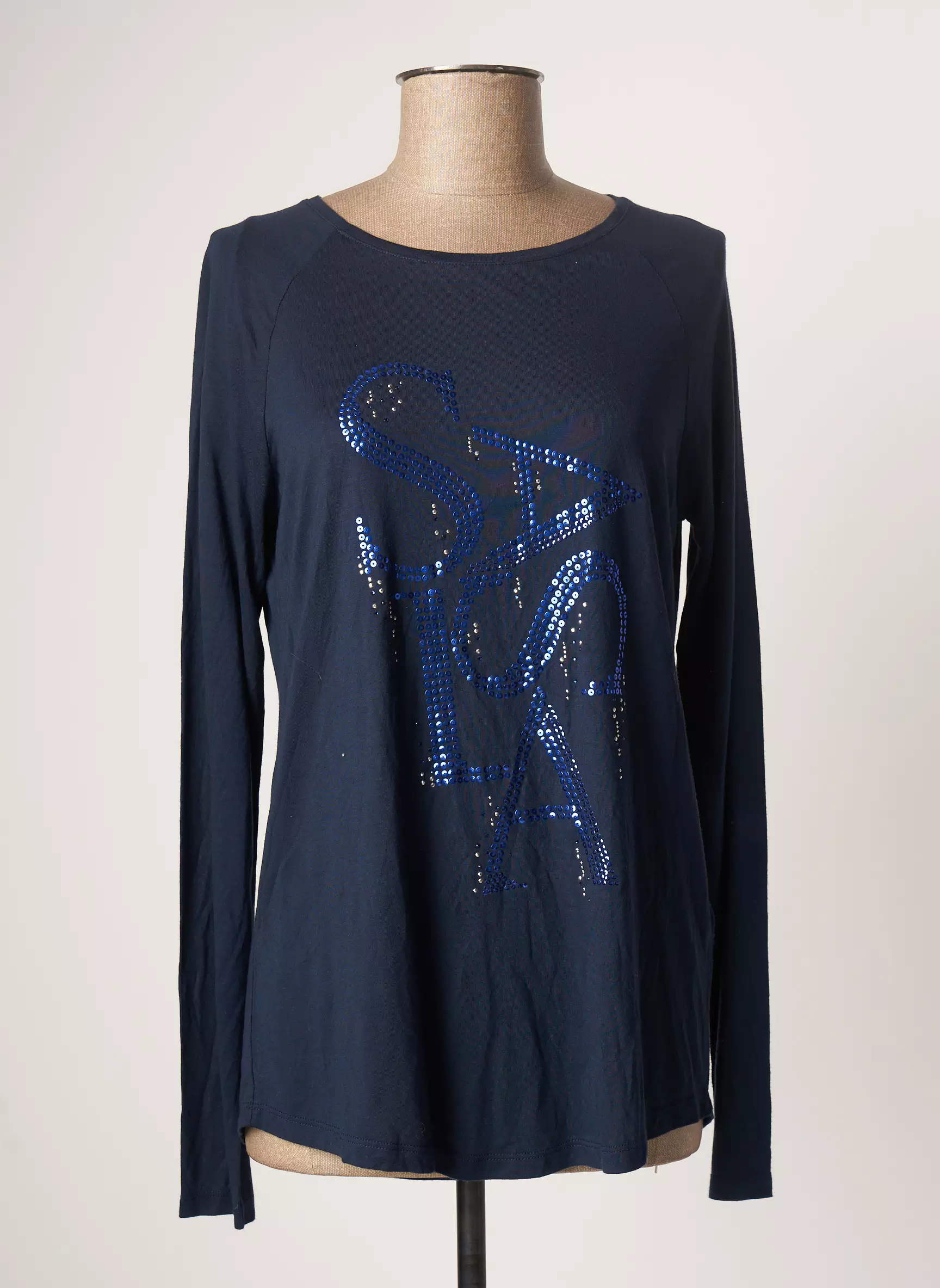 Salsa Tshirts Femme couleur bleu