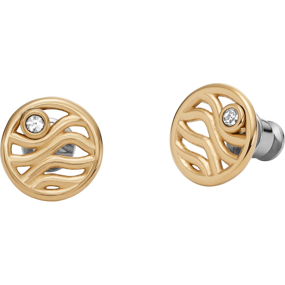 Skagen Boucles d'oreilles à fermoir à poussette Acier inoxydable Boucles d'oreilles