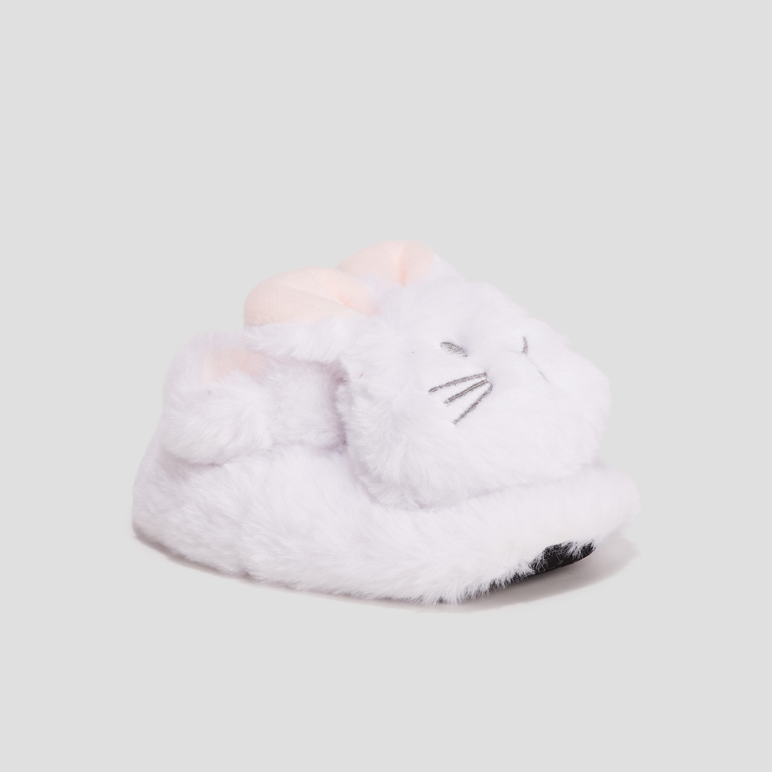 Chaussons fantaisie blanc bébé fille | La Halle