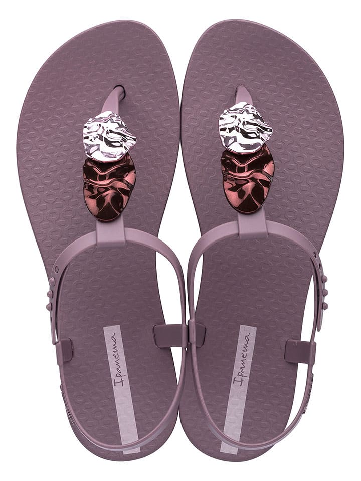 Ipanema Zehensandalen in Lila/ Silber/ Braun günstig kaufen