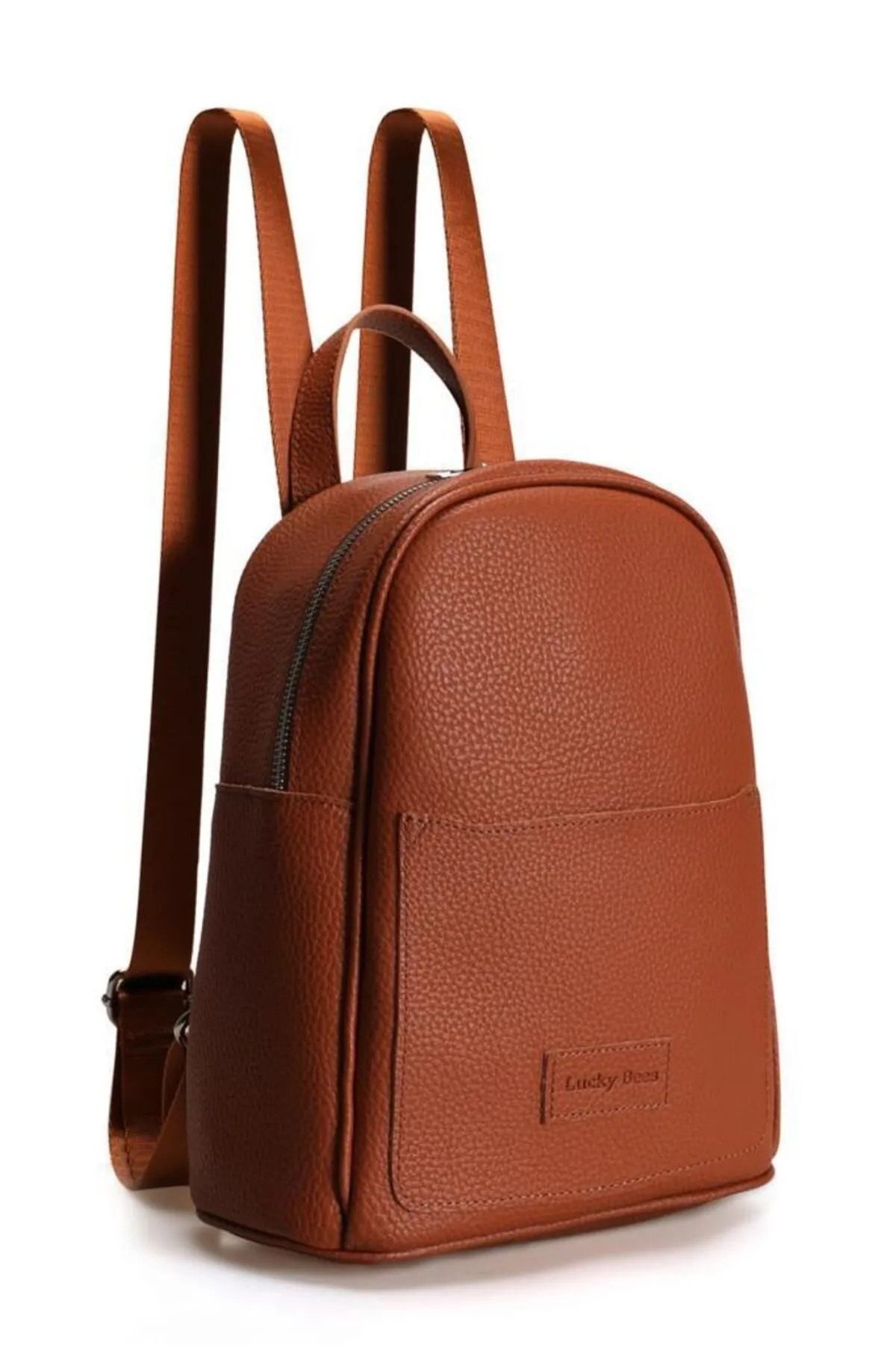 Lucky Bees  Rucksack - Braun - Unifarben