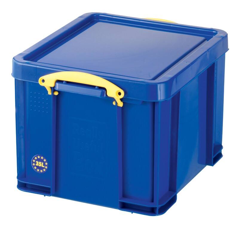 Really Useful Box Aufbewahrungsbox 35BCB 35 L Blau Polypropylen 48 x 39 x 31 cm