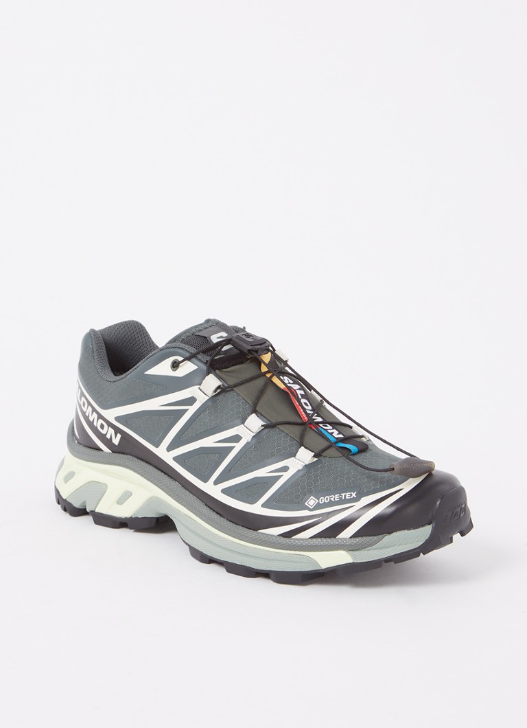 Salomon  XT-6 GTX sneaker met mesh details