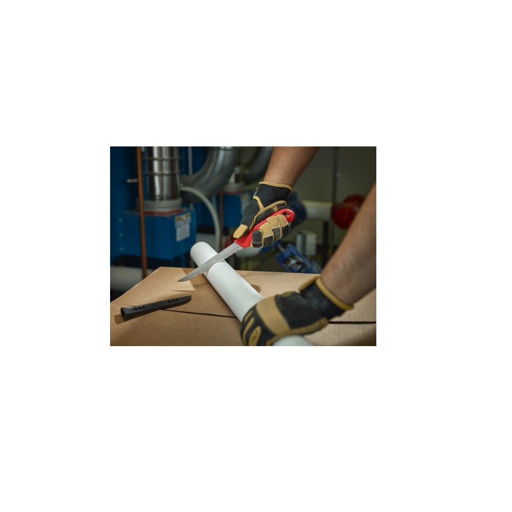 MILWAUKEE 250MM SERRATED BLADE INSULATION KNIFE WITH SHEATH 48221922