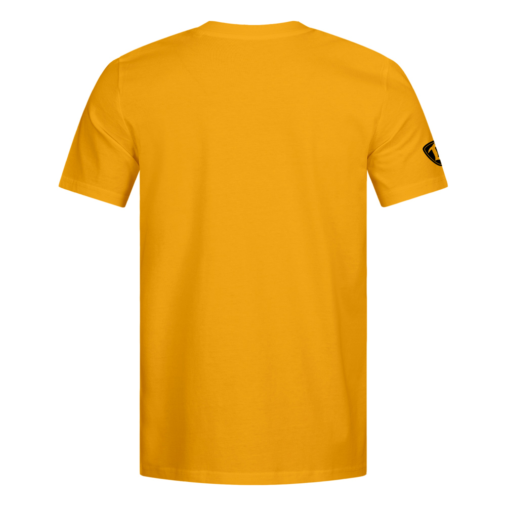 Herren T-Shirt old school gelb
