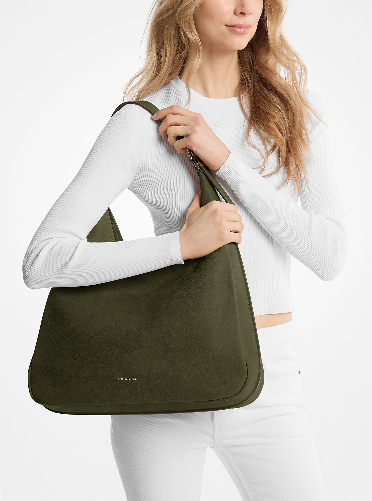 Nolita Stor Nubuck Hobo Skulderveske - IVY