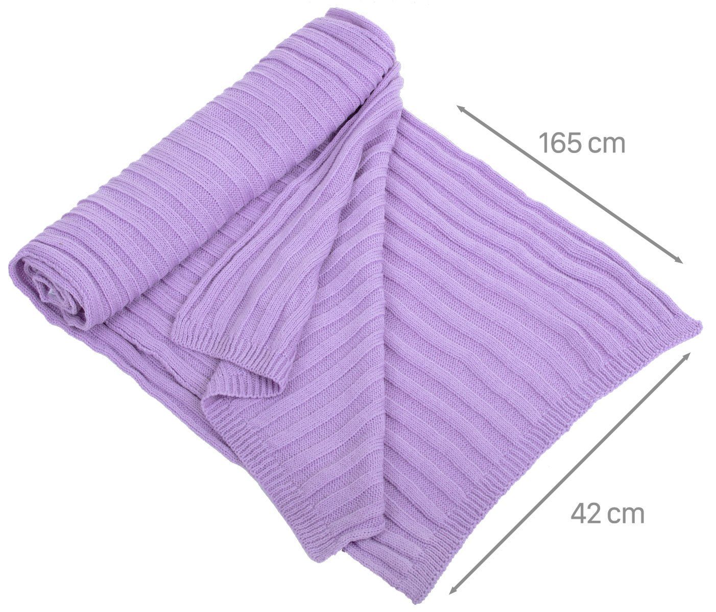 Faera Strickschal, (1-St), Winterschal Strickschal für Damen und Herren Schal Strick Winter