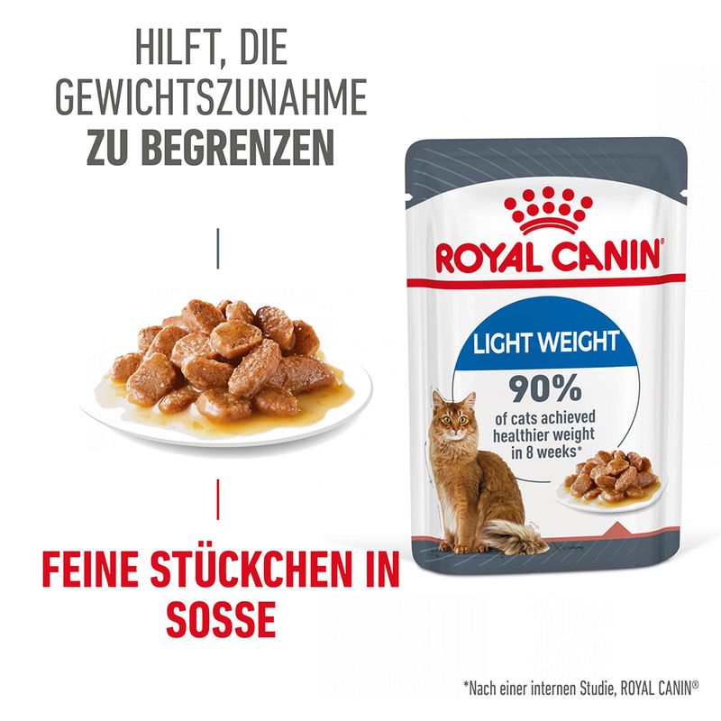 Royal Canin Light Weight Care in Soße zu TOP-Preisen | bitiba %
