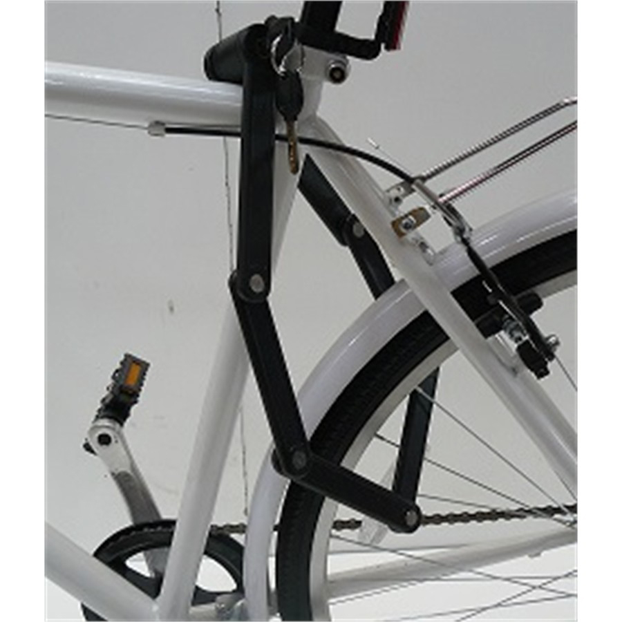 Faltschloss mit Schlüssel fürs Fahrrad, 192x76 mm, von Maxxus - ATU