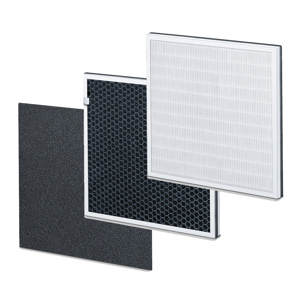 Dreischichtiger Filter für den Beurer LR 300, LR 310-Kombifilter (HEPA Filter Klasse H13 + Aktivkohle) für Luftreiniger LR 300 & 310