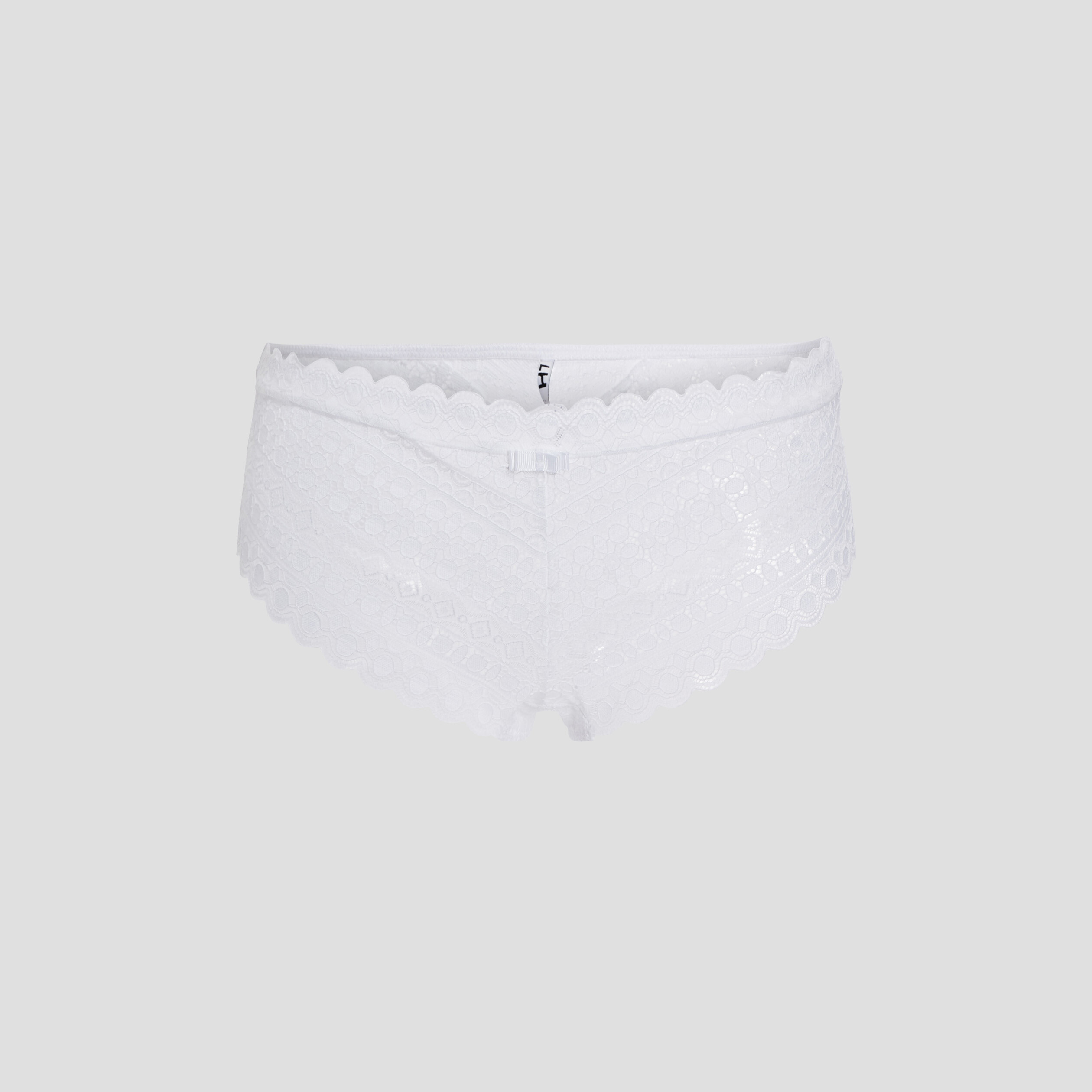 Shorty en dentelle blanc femme | La Halle