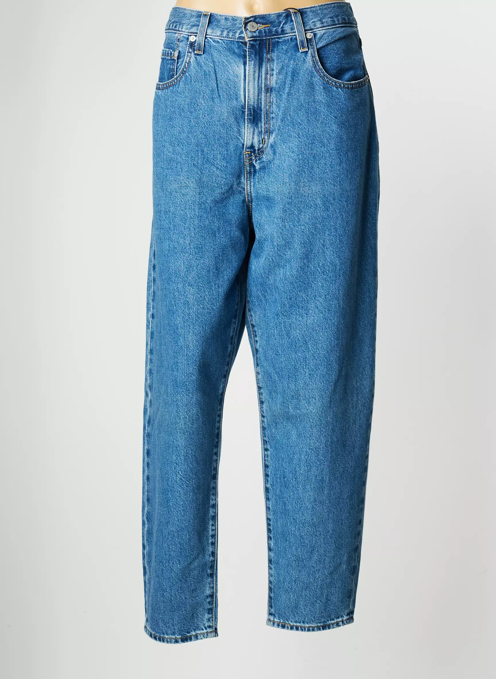 Levis Jeans Coupe Large Femme couleur bleu