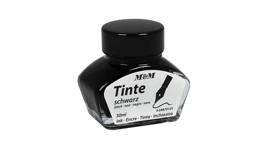 Metzger & Mendle Tinte schwarz 30ml 30 ml