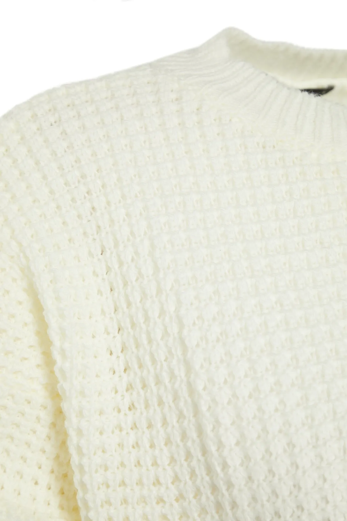 Trendyol Collection  Ecrufarbener Basic-Strickpullover TWOAW22KZ0925