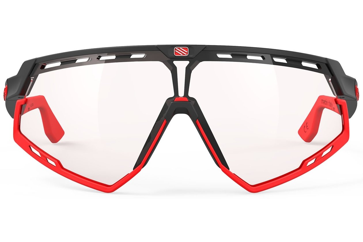 Rudy Project Defender Black Matte Red Fluo / Impactxphoto2 Red