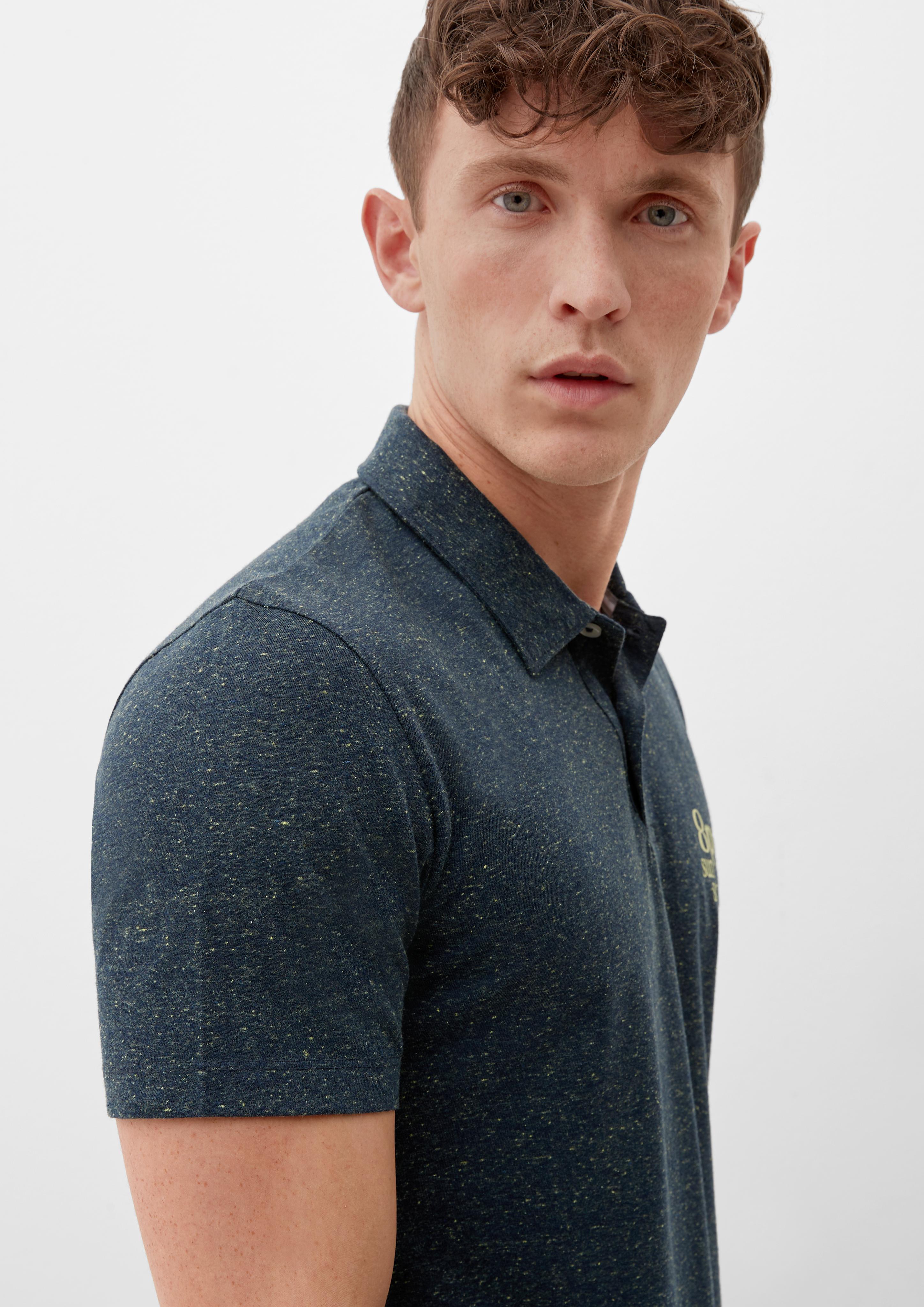 Meliertes Polo-Shirt  2131486-59D1