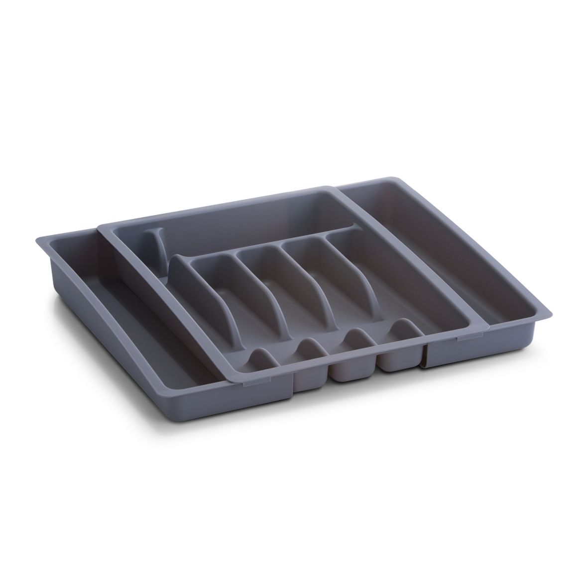 Zeller Besteckkasten Grau