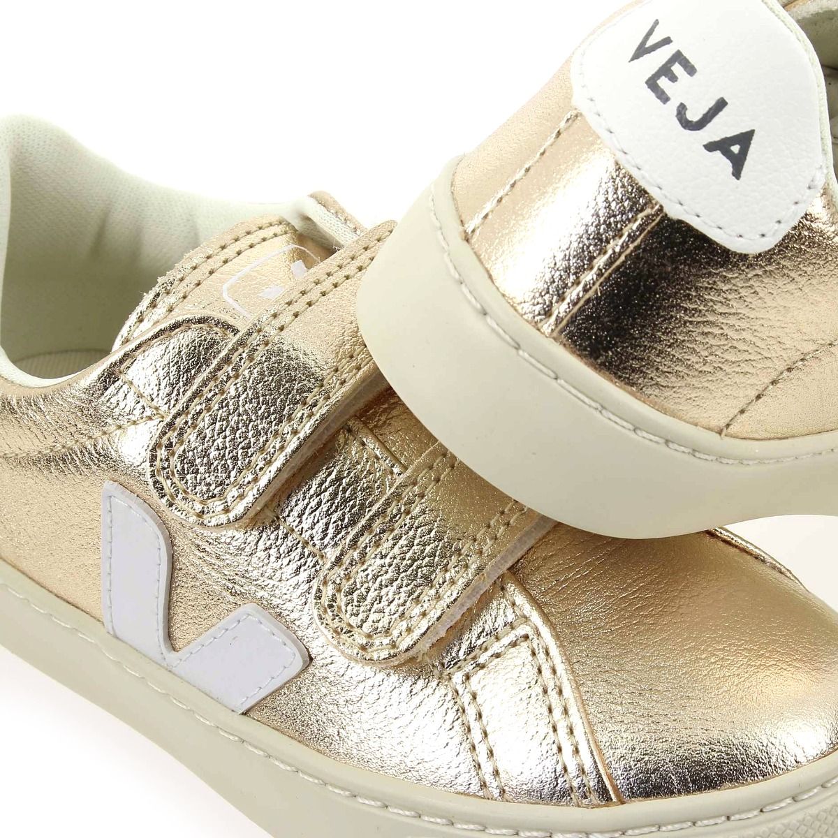 Veja  SMALL-ESPLAR-VELCRO - Platine Blanc