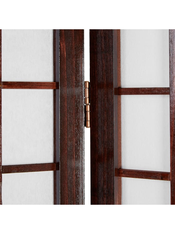 Homestyle4u 3-tlg. Paravent in Braun 132x175 günstig kaufen onesize