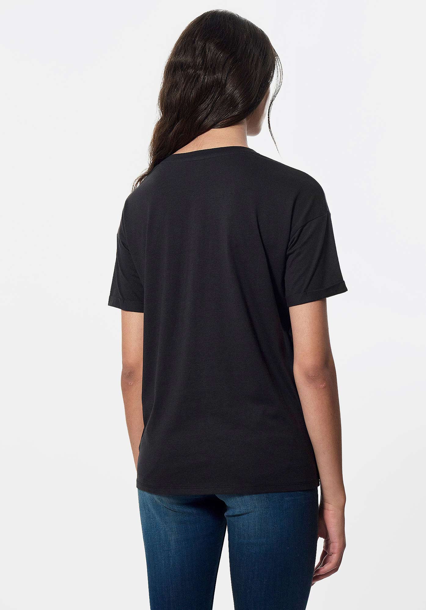 FILO   T-shirt noir Femme