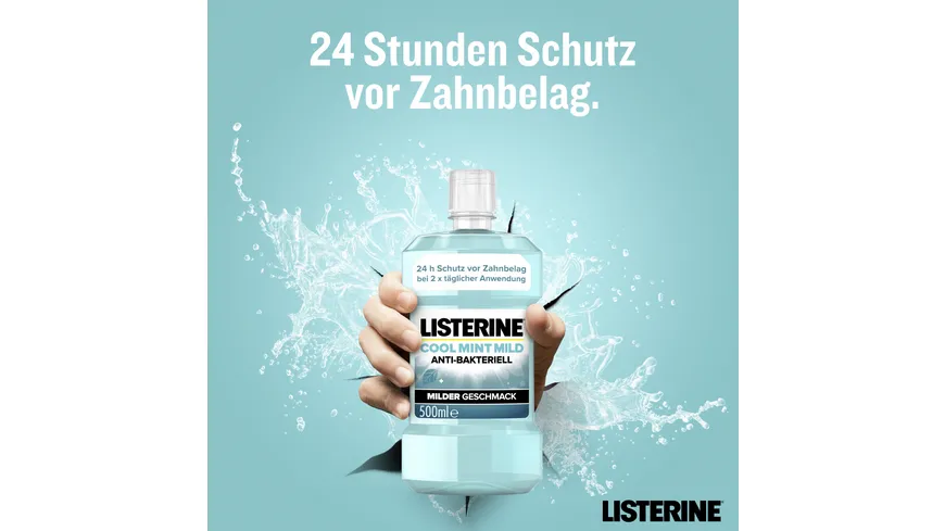 Listerine Mundspülung Cool Mint Mild 500 ml