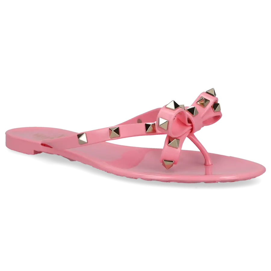 Valentino Garavani - Zehentrenner FLIPFLOPS ROCKSTUD PVC - pink