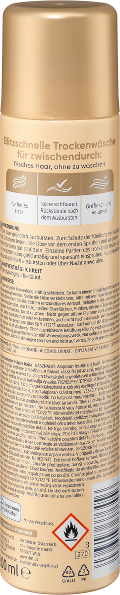 Trockenshampoo Blond, 200 ml