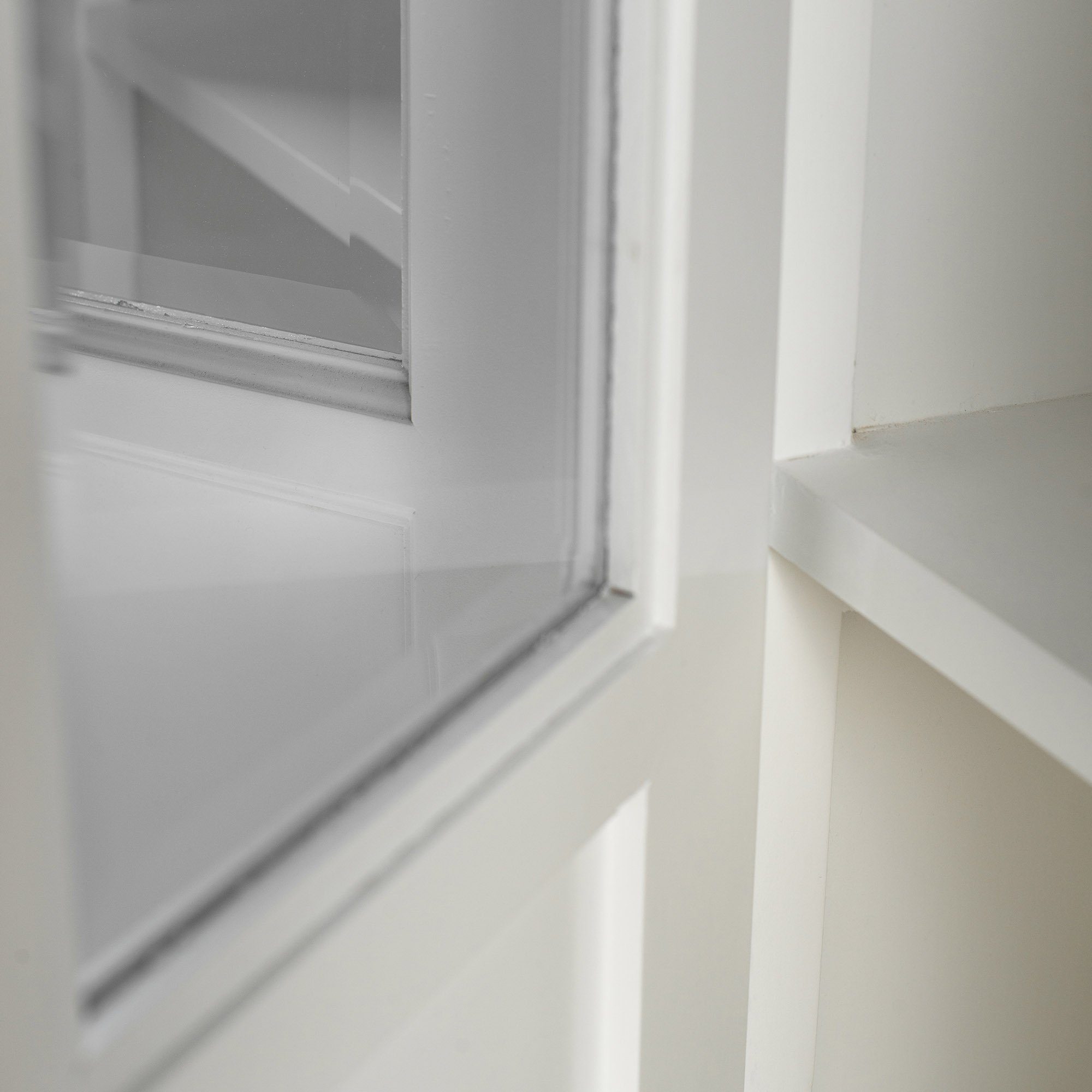 Novasolo Küchenbuffet Halifax Bücherschrank mit 6 Glastüren